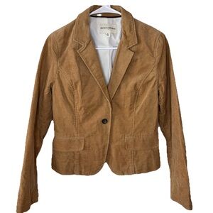 Banana Republic Tan Corduroy Blazer Classic Tailored Fit